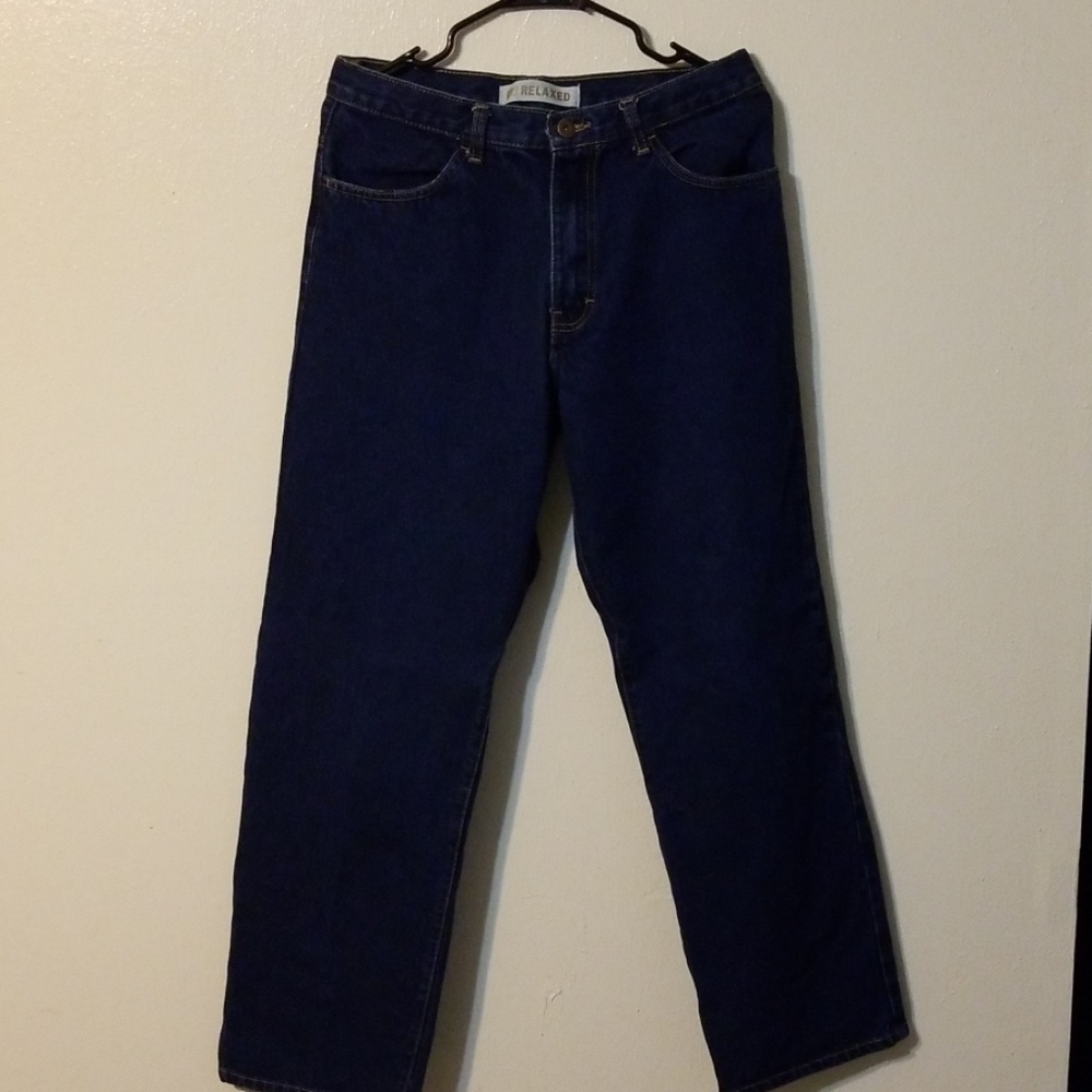 Faded glory relaxed fit blue jeans